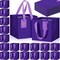 Mini Paper Gift Bags 50pcs 6x6x6’’ Square Favor Bags with Handles & DIY Tags